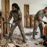 5. How is water damage restoration performed